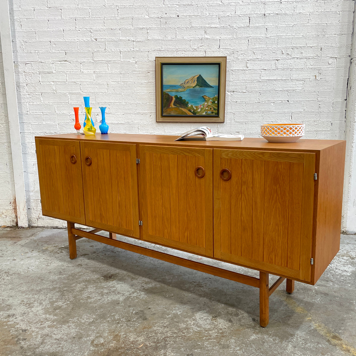 Danish Oak Sideboard – Professionally Restored
