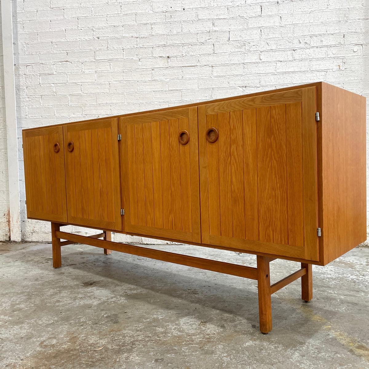 Danish Oak Sideboard – Professionally Restored