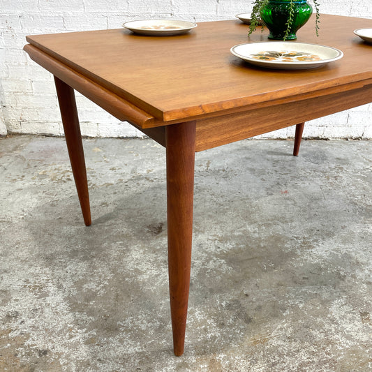 Danish Tapered Extension Dining Table