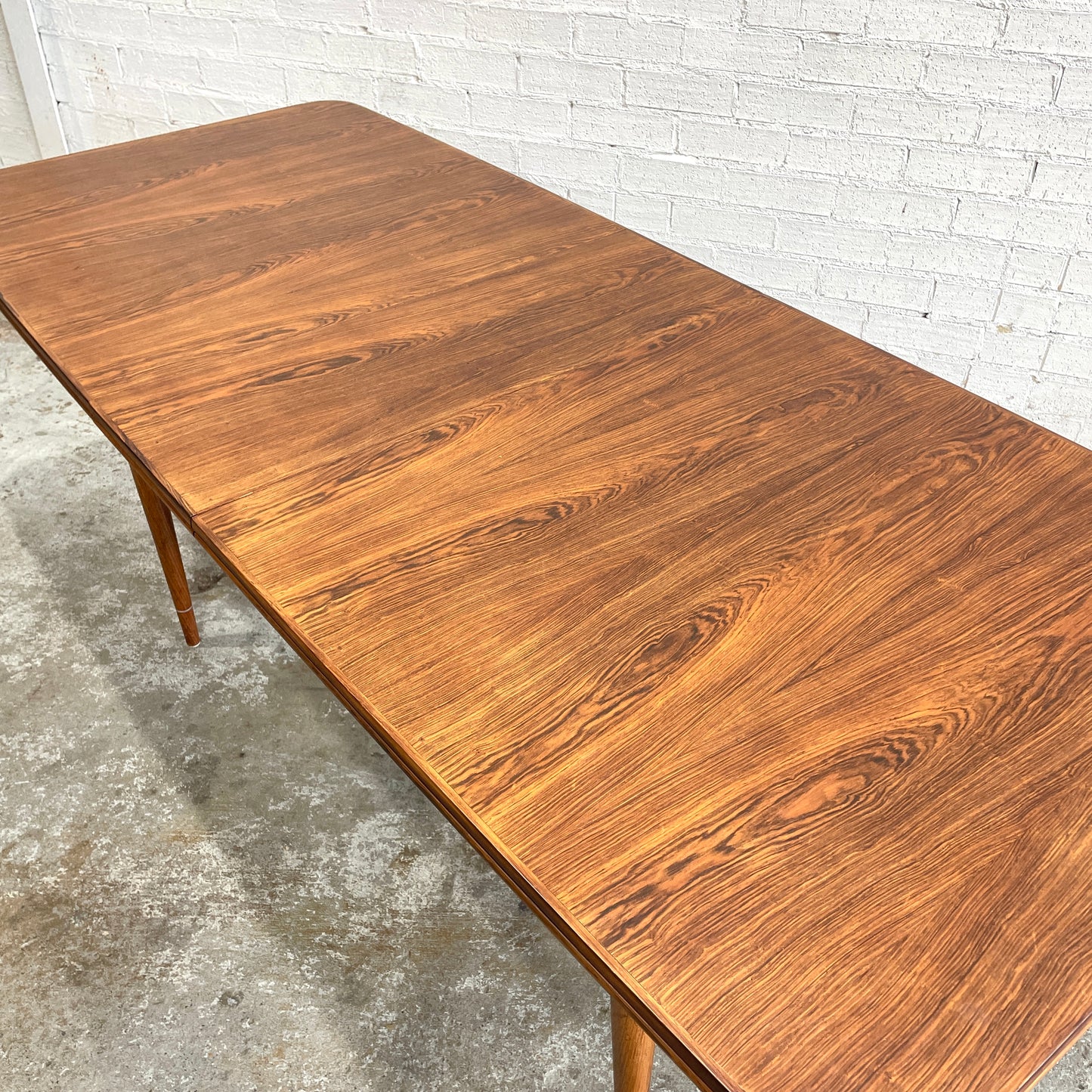 Brazilian Rosewood Danish Extension Dining Table