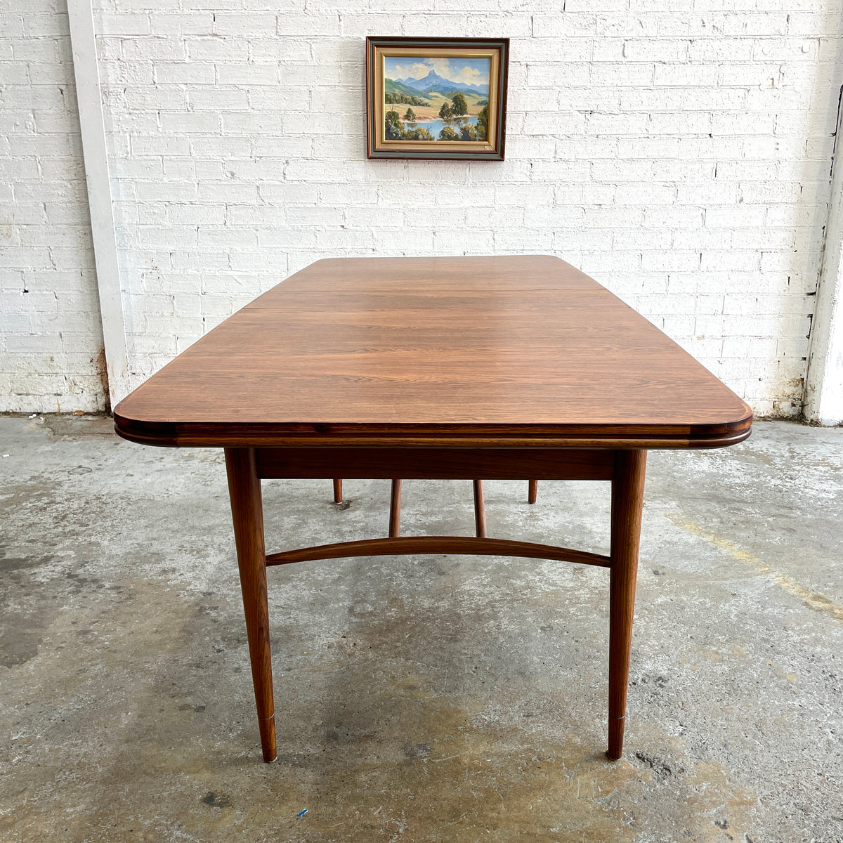 Brazilian Rosewood Danish Extension Dining Table