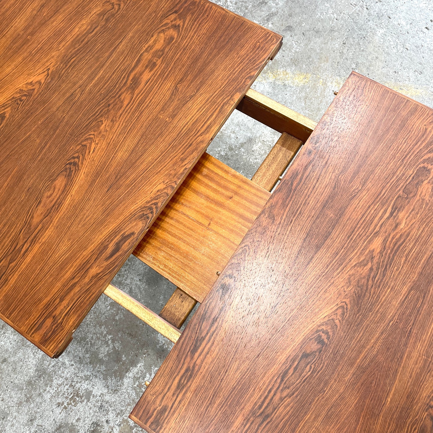 Brazilian Rosewood Danish Extension Dining Table