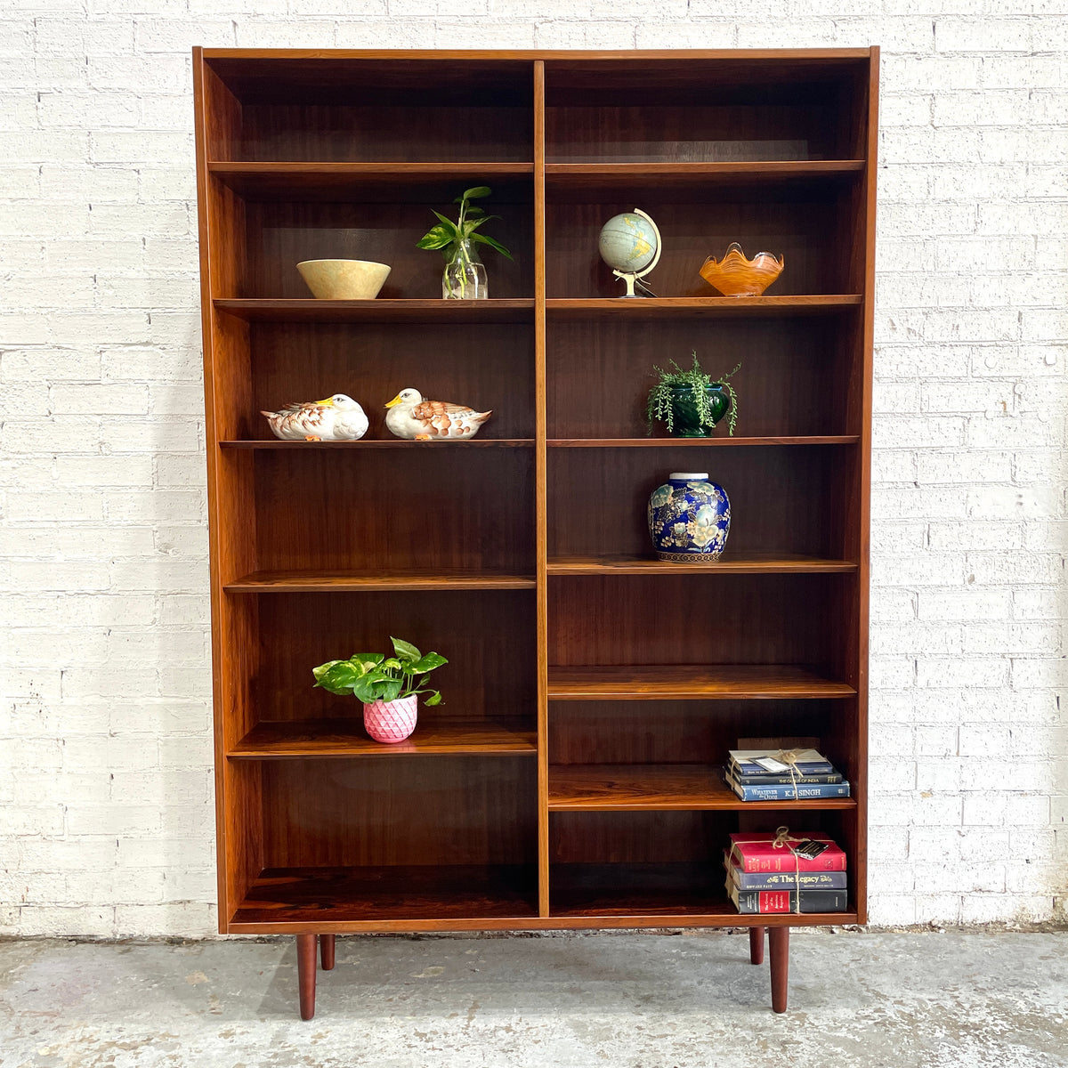 Danish Rosewood Mid Century Shelving Unit